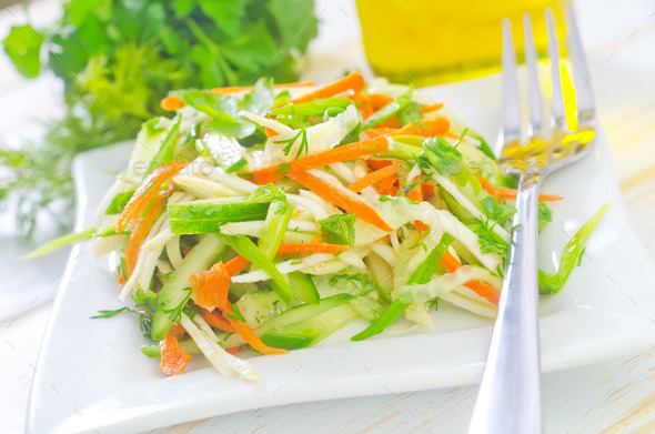 fresh salad with vegetable (Misc) Photo Download