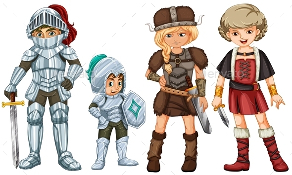 GraphicRiver Four Fighters 10474680 GraphicRiver Four Fighters 10474680