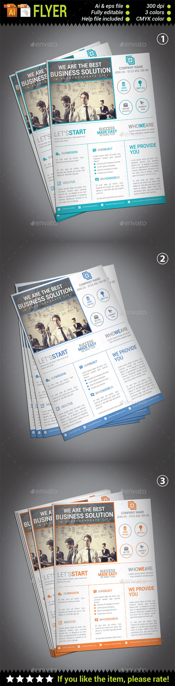 GraphicRiver Multipurpose Corporate Flyer Template 10427723 GraphicRiver Multipurpose Corporate Flyer Template 10427723