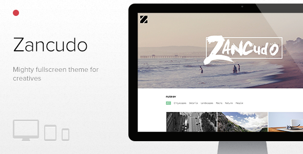 Zancudo - Mighty fullscreen theme for creatives