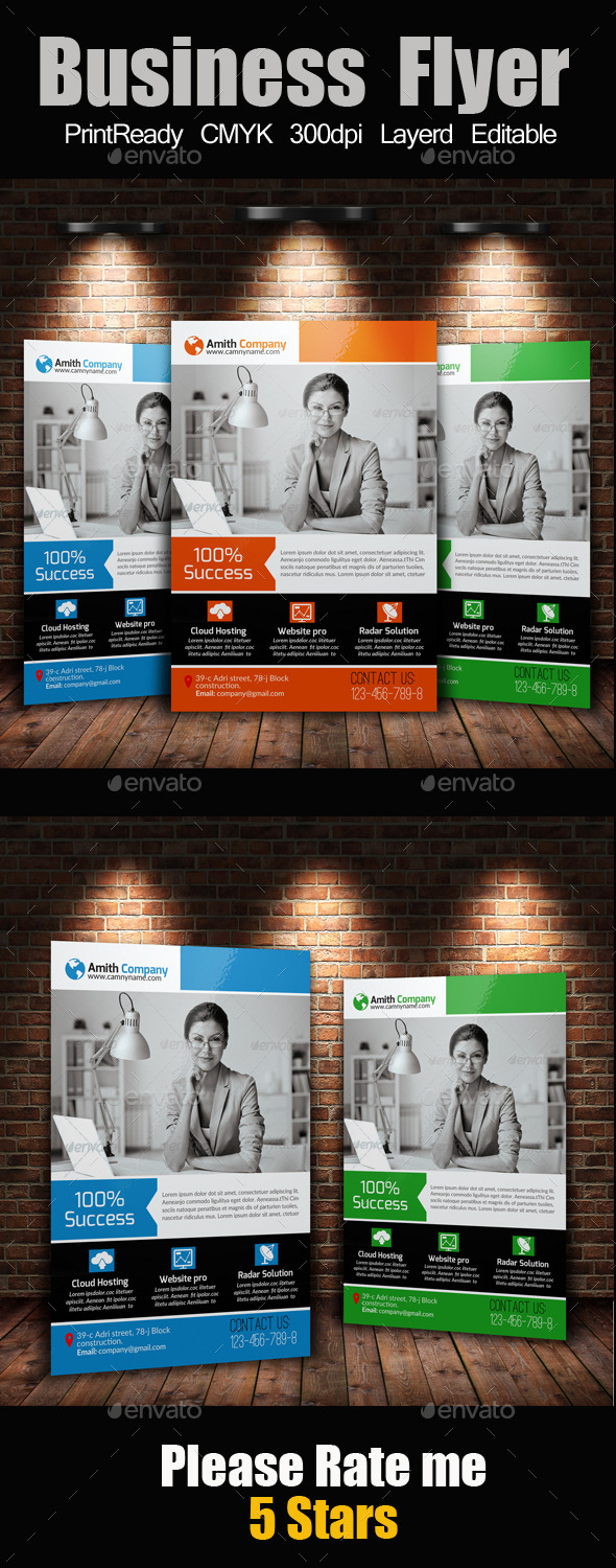 GraphicRiver A4 Business Flyer Template 10476070 GraphicRiver A4 Business Flyer Template 10476070