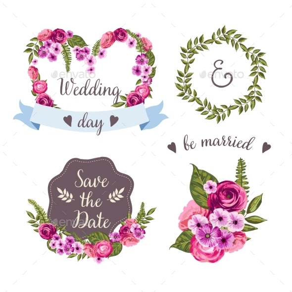 GraphicRiver Wedding Collection Elements 10476536 GraphicRiver Wedding Collection Elements 10476536