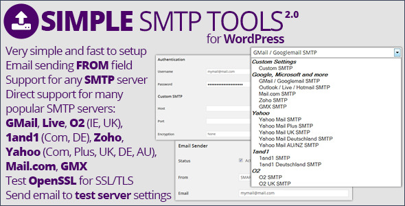 Simple SMTP Tools - CodeCanyon Item for Sale