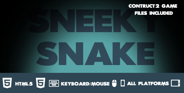 CodeCanyon Sneaky Snake Construct 2 HTML 5 Game 10477145 CodeCanyon Sneaky Snake Construct 2 HTML 5 Game 10477145