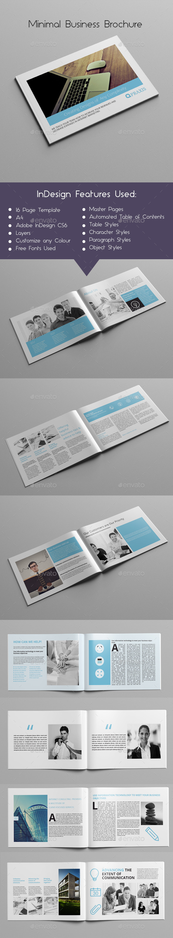 GraphicRiver Minimal Business Brochure 10432572 GraphicRiver Minimal Business Brochure 10432572