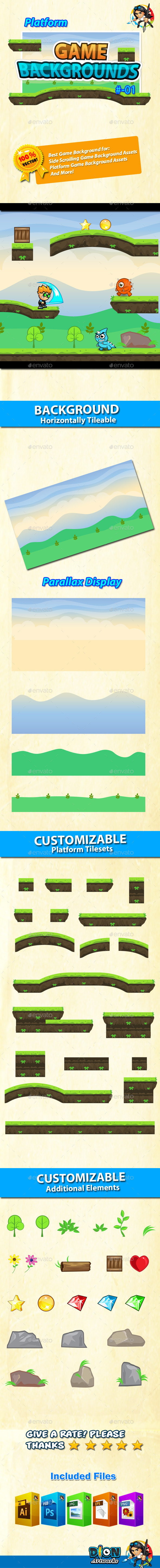 GraphicRiver Game Background Platform Tilesets 01 10477926 GraphicRiver Game Background Platform Tilesets 01 10477926