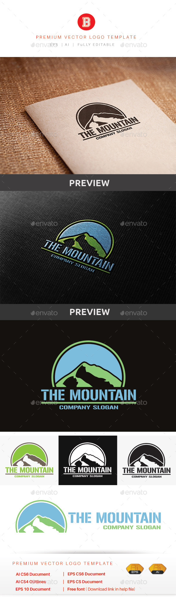 GraphicRiver The Mountain 10478106 GraphicRiver The Mountain 10478106