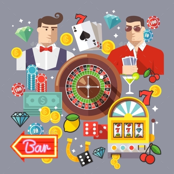 GraphicRiver Colorful Casino Concept 10478742 GraphicRiver Colorful Casino Concept 10478742