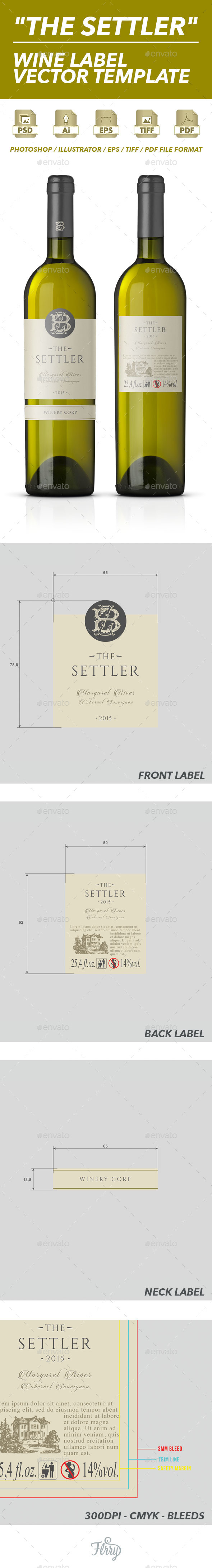 GraphicRiver Wine Label Vector Template 10480301 GraphicRiver Wine Label Vector Template 10480301