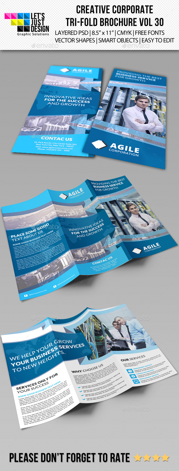 GraphicRiver Creative Corporate Tri-Fold Brochure Vol 30 10481382 GraphicRiver Creative Corporate Tri-Fold Brochure Vol 30 10481382