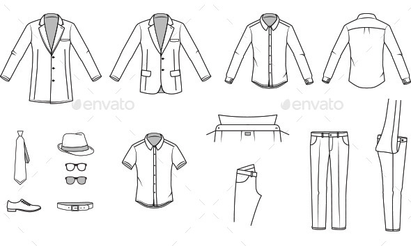 Men's Clothes and Garments (Man-made Objects)