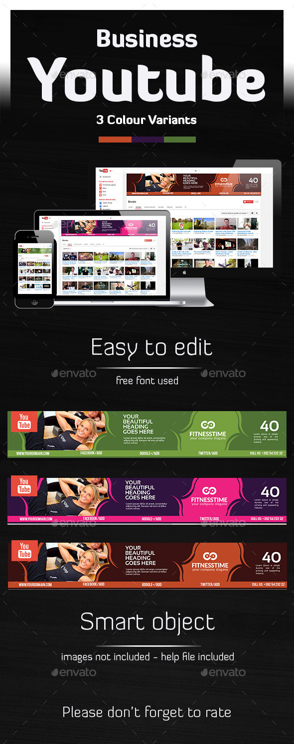 GraphicRiver Tivato Ultimate Youtube Banner 10482864 GraphicRiver Tivato Ultimate Youtube Banner 10482864