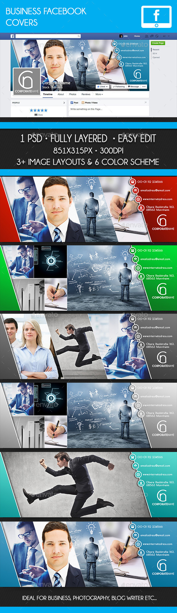 GraphicRiver Facebook Business Covers 10483428 GraphicRiver Facebook Business Covers 10483428