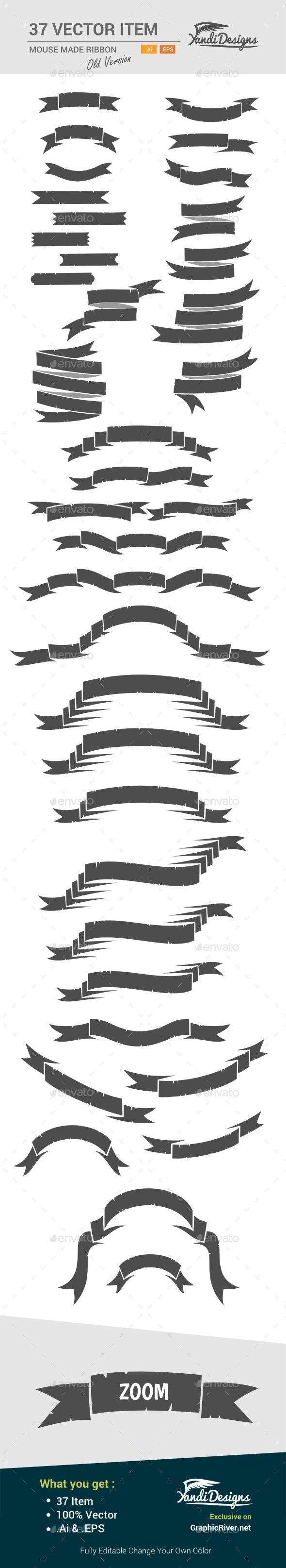 GraphicRiver Old Ribbons 10484052 GraphicRiver Old Ribbons 10484052