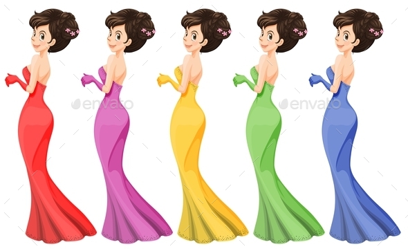 GraphicRiver Lady in a Gown 10484691 GraphicRiver Lady in a Gown 10484691