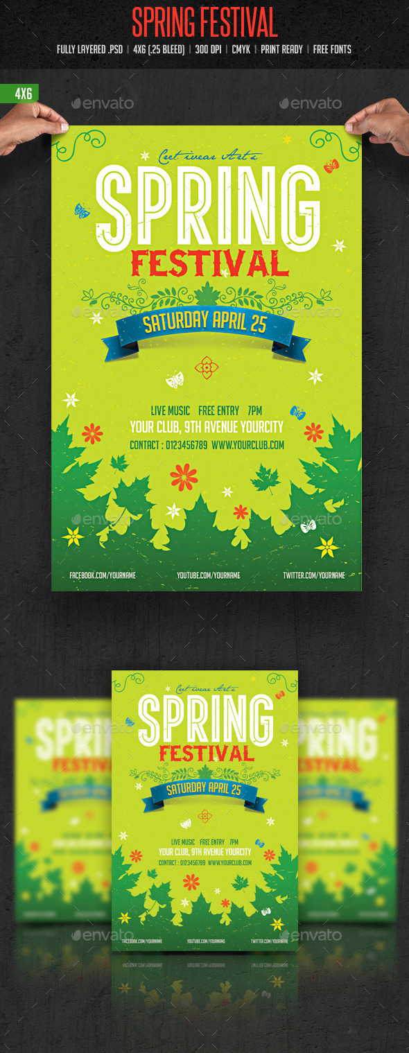GraphicRiver Spring Festival 2 10484834 GraphicRiver Spring Festival 2 10484834