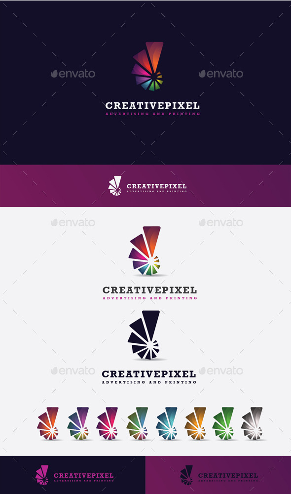 GraphicRiver Creative Pixel Logo 10484883 GraphicRiver Creative Pixel Logo 10484883