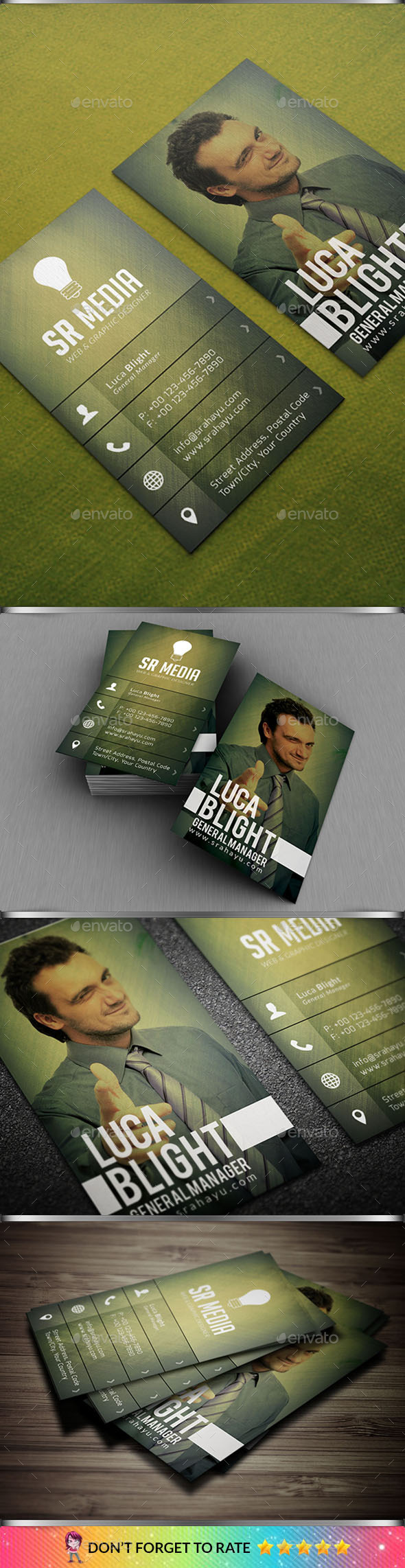 GraphicRiver Personal Business Card 10484900 GraphicRiver Personal Business Card 10484900