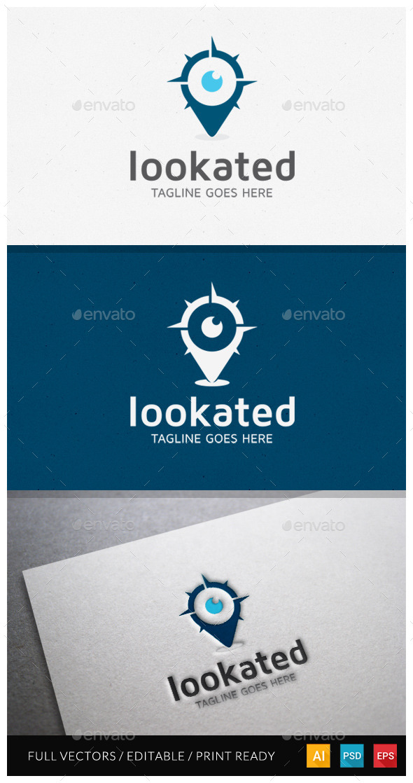 GraphicRiver Lookated Logo Template 10485230 GraphicRiver Lookated Logo Template 10485230