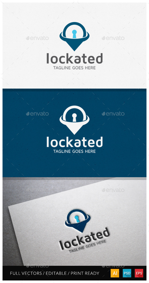 GraphicRiver Lockated Logo Template 10485279 GraphicRiver Lockated Logo Template 10485279