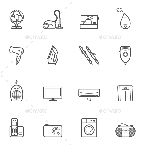 GraphicRiver Home Appliances 10486930 GraphicRiver Home Appliances 10486930
