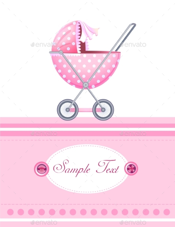 GraphicRiver Baby Arrival Card 10486992 GraphicRiver Baby Arrival Card 10486992