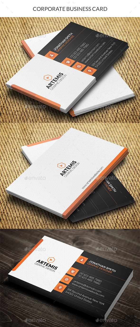 GraphicRiver Corporate Business Card 10487239 GraphicRiver Corporate Business Card 10487239
