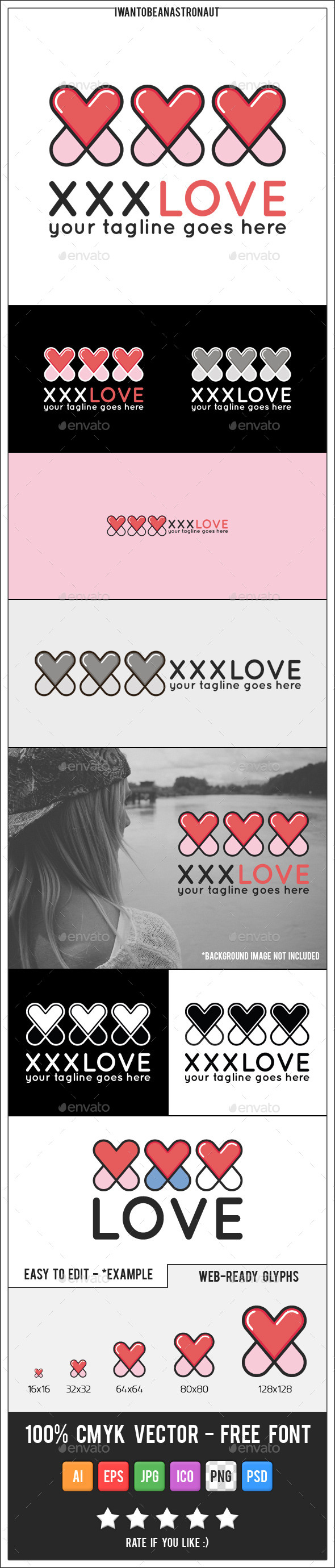 Xxx Love Logo (Letters)