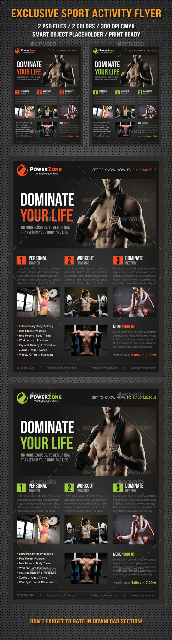 GraphicRiver Sport Multipurpose Flyer 30 10488208 GraphicRiver Sport Multipurpose Flyer 30 10488208