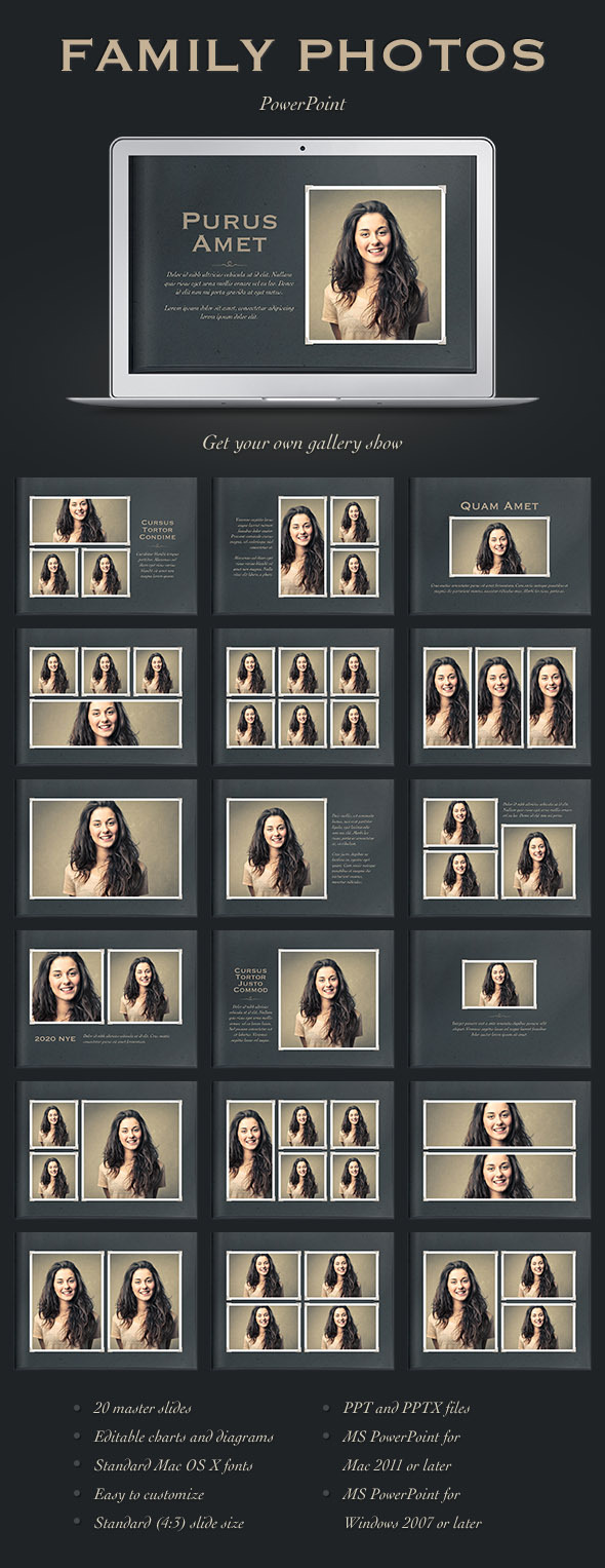 GraphicRiver The Family Photos PowerPoint Template 10488963 GraphicRiver The Family Photos PowerPoint Template 10488963