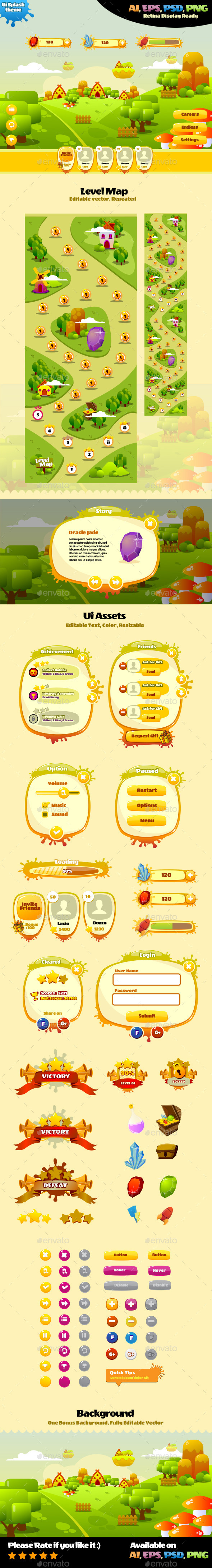 GraphicRiver Ui Splash Theme 10488979 GraphicRiver Ui Splash Theme 10488979