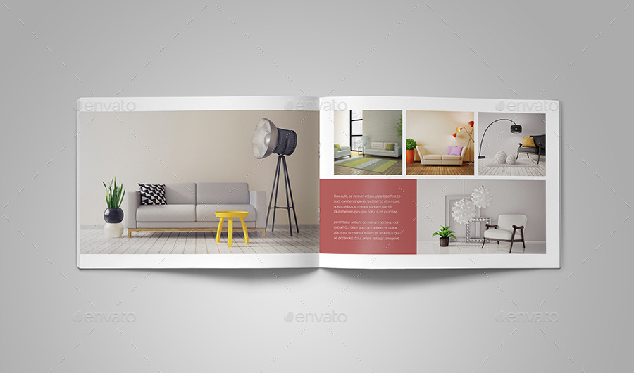 Interior Brochure Template by meenom | GraphicRiver