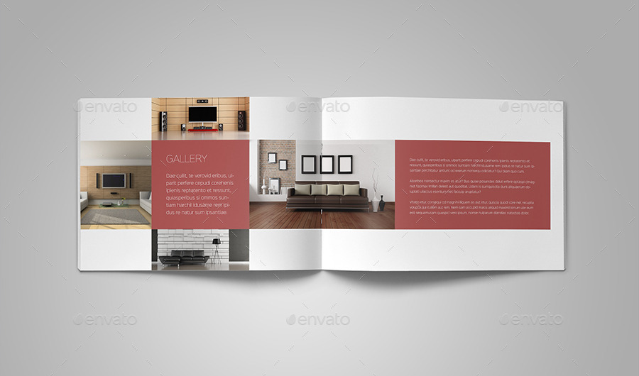 Interior Brochure Template by meenom | GraphicRiver