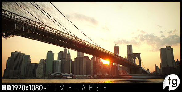 New York- Brooklyn Bridge Sunset New York- Brooklyn Bridge Sunset