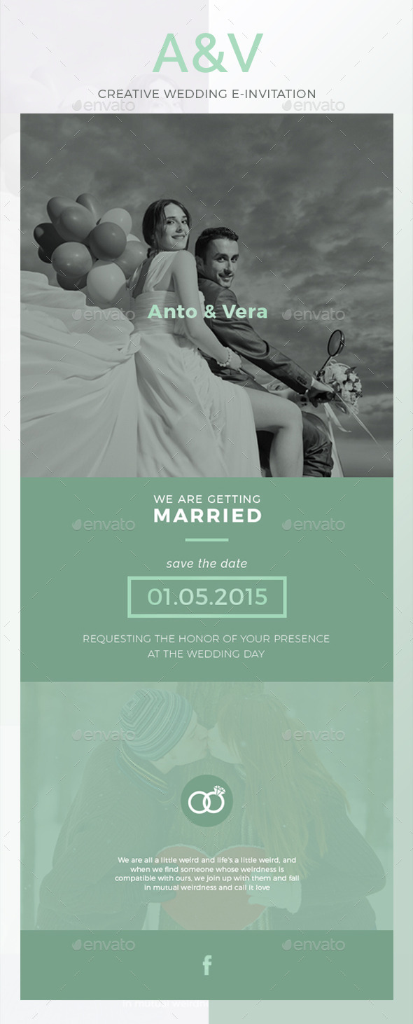 AV Wedding E-Invitation (E-newsletters)