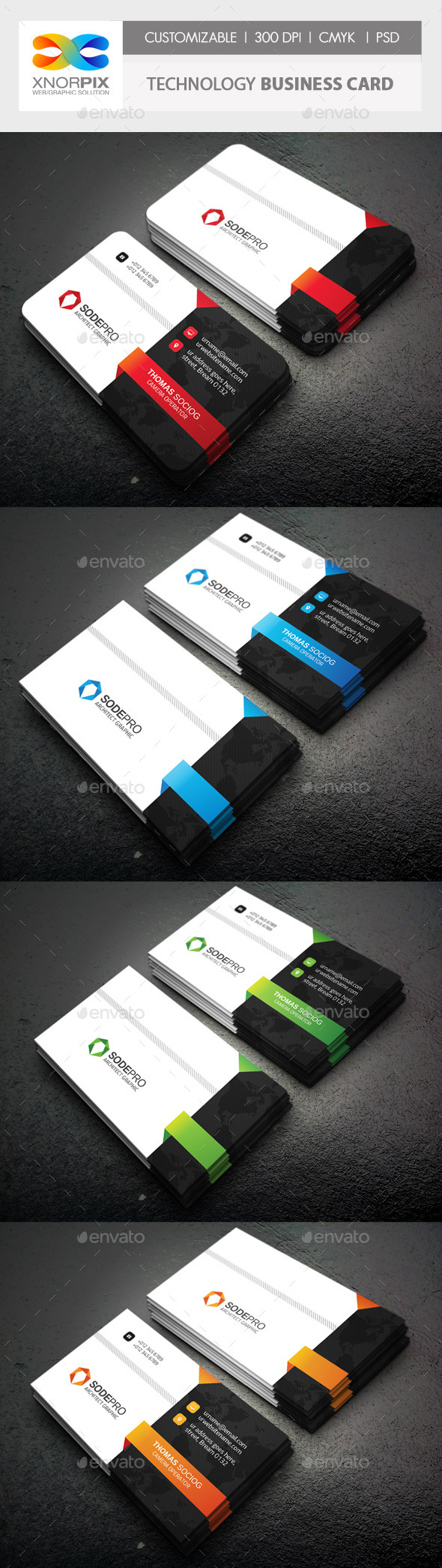 GraphicRiver Technology Business Card 10494793 GraphicRiver Technology Business Card 10494793