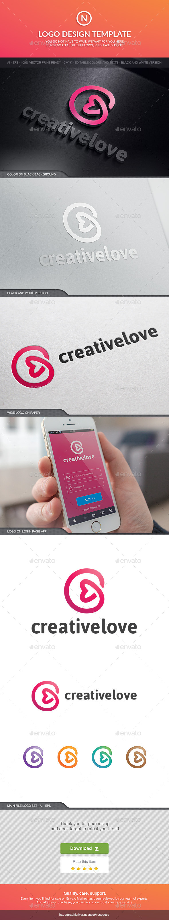 GraphicRiver Creative Love 10494863 GraphicRiver Creative Love 10494863