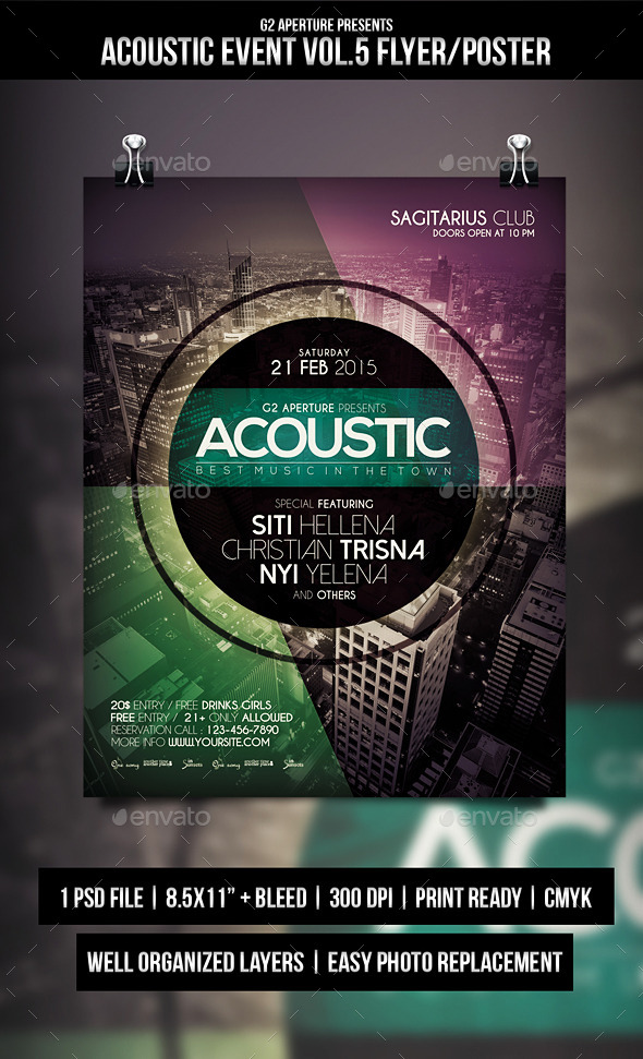 GraphicRiver Acoustic Event Flyer Templates Vol.5 10494951 GraphicRiver Acoustic Event Flyer Templates Vol.5 10494951