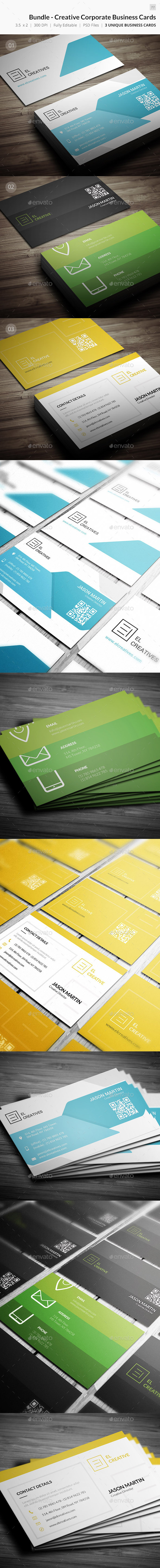 GraphicRiver Bundle Creartive Corporate Business Cards 77 10496367 GraphicRiver Bundle Creartive Corporate Business Cards 77 10496367