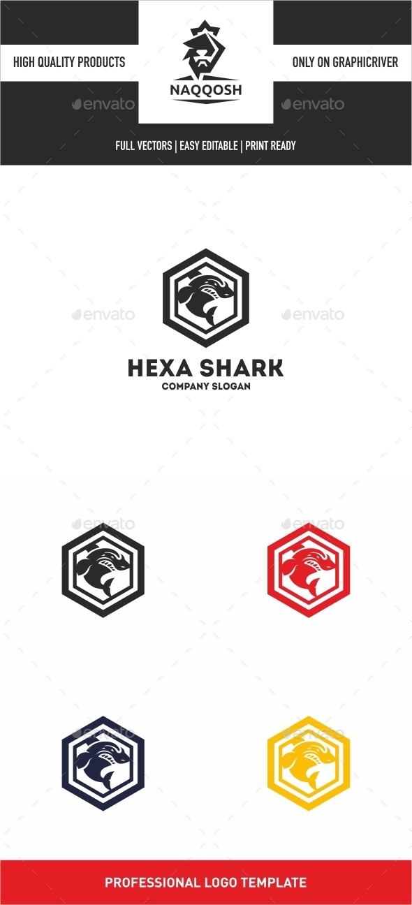 GraphicRiver Hexa Shark 10497697 GraphicRiver Hexa Shark 10497697