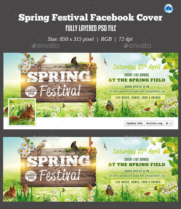 GraphicRiver Spring Festival Facebook Flyer 10498155 GraphicRiver Spring Festival Facebook Flyer 10498155