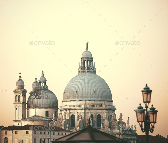 Santa Maria della Salute church on Grand Canal in Venice Italy (Misc) Photo Download