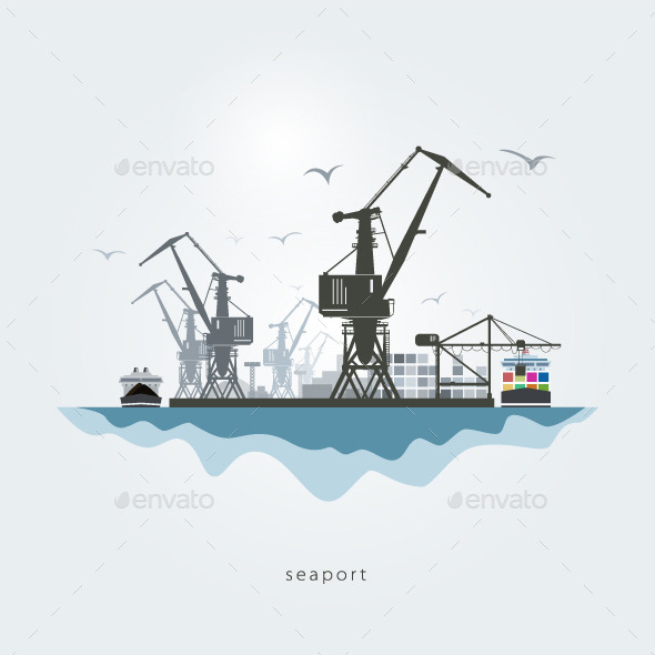 GraphicRiver Seaport 10498864 GraphicRiver Seaport 10498864