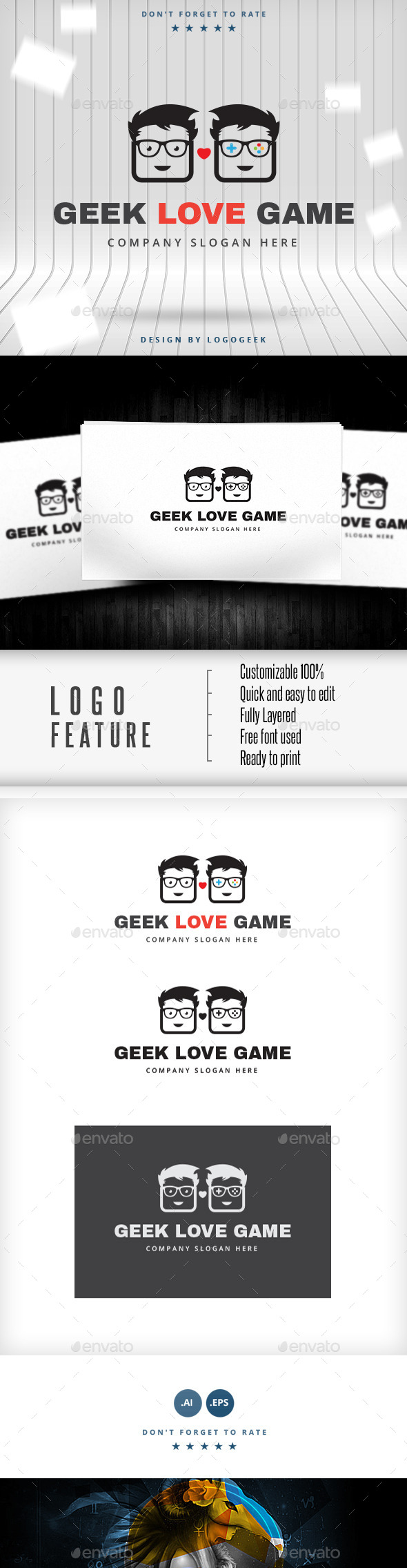 GraphicRiver Geek Love Game 10502582 GraphicRiver Geek Love Game 10502582