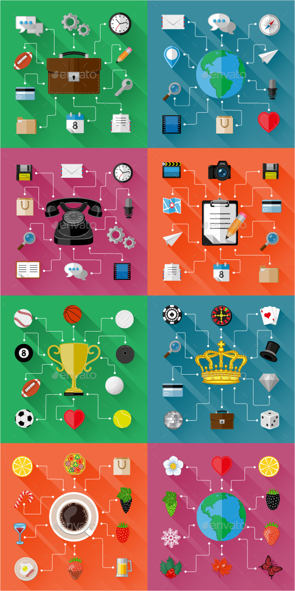 GraphicRiver Set of Web and Business Concepts 10503372 GraphicRiver Set of Web and Business Concepts 10503372