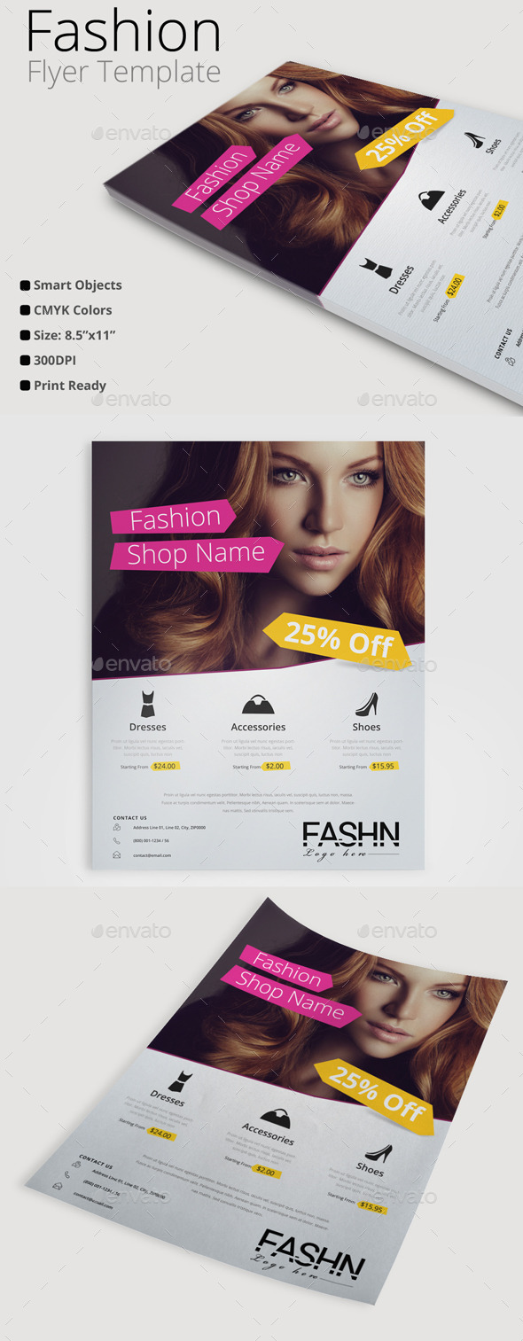 GraphicRiver Fashion Shop Flyer 10504612 GraphicRiver Fashion Shop Flyer 10504612