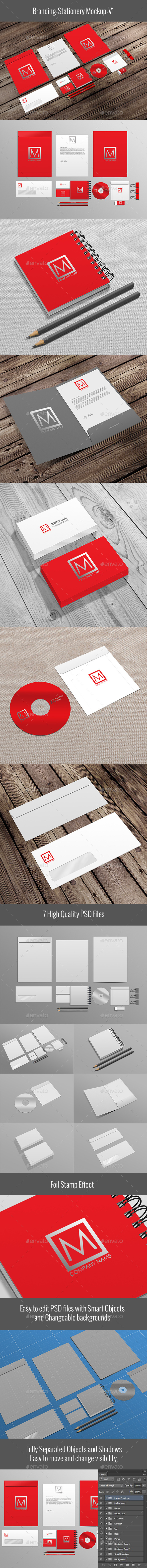 GraphicRiver Branding-Stationery Mockup 10505460 GraphicRiver Branding-Stationery Mockup 10505460
