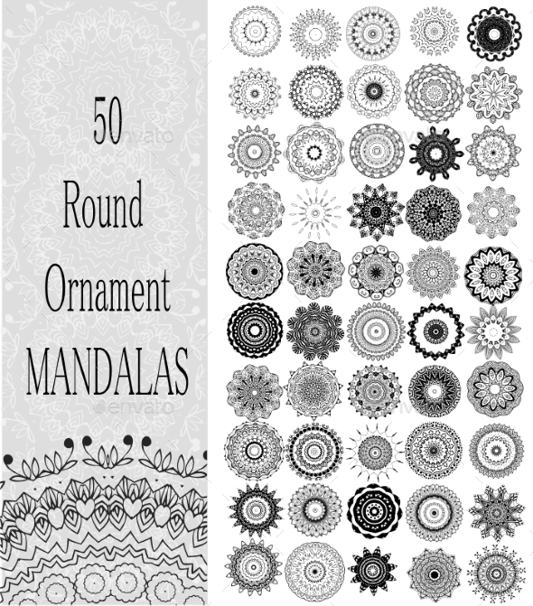 GraphicRiver Set of 50 Ornaments 10506663 GraphicRiver Set of 50 Ornaments 10506663