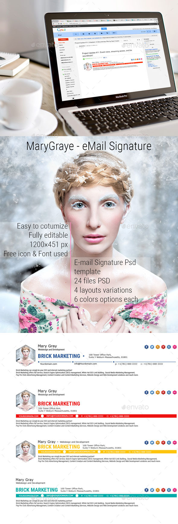 GraphicRiver MaryGraye EMail Signature 10449632 GraphicRiver MaryGraye EMail Signature 10449632