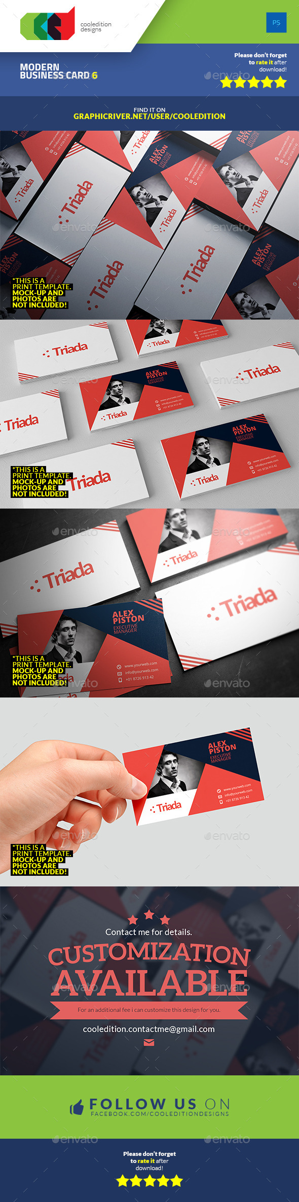 GraphicRiver Modern Business Card 6 10507146 GraphicRiver Modern Business Card 6 10507146
